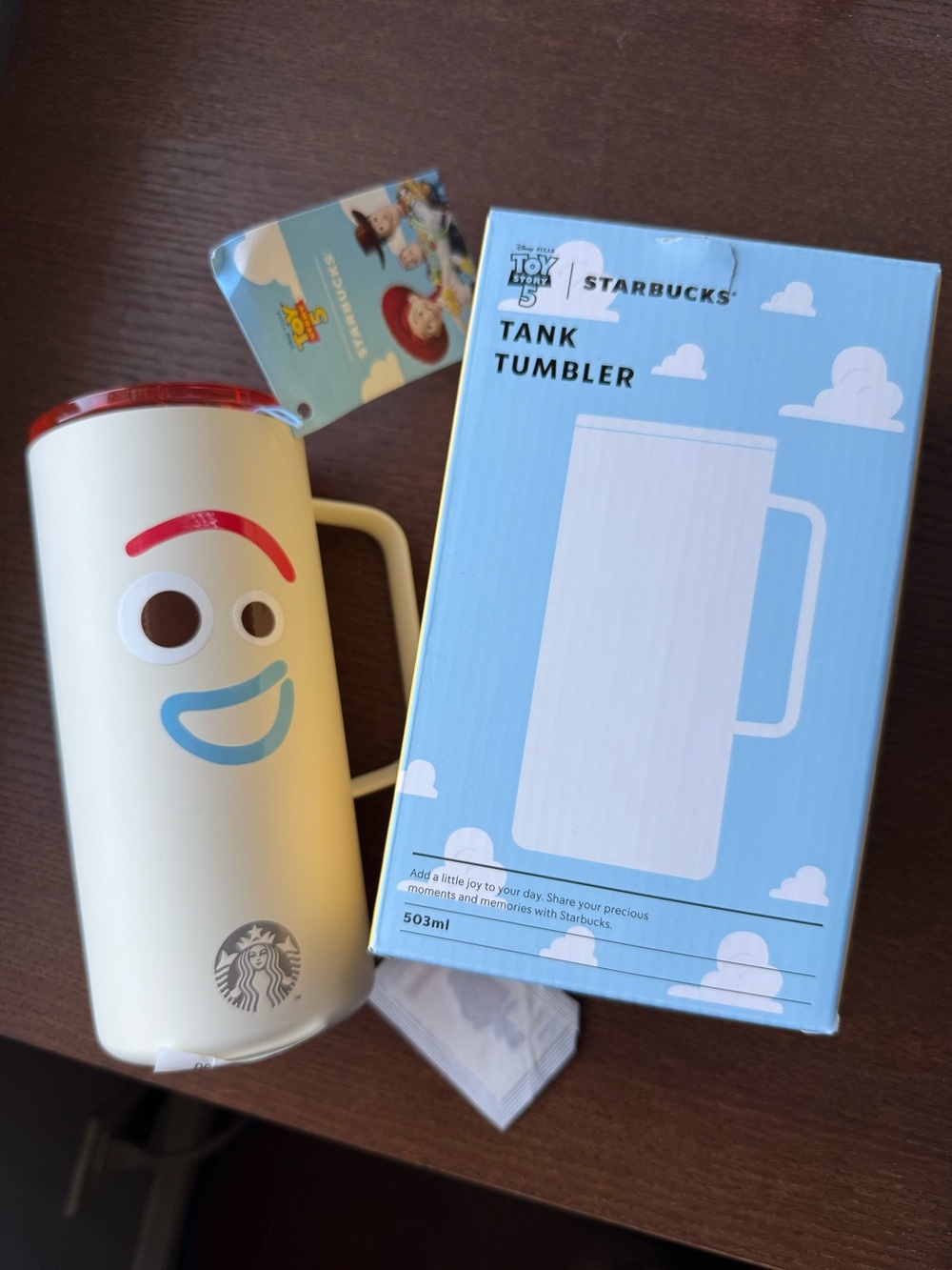 Starbucks x Pixar Toy Story 5 Forky Tank Tumbler